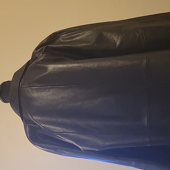 Worthington Classic biker style Lambskin Leather jacket Large - Picture 2 of 6